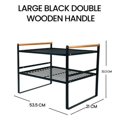 3_c0cd5807-171e-451e-9202-cfd7ca69ce39.jpg Kitchen Shelf Organizer with Wooden Handles