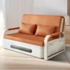 Modern Sofa Bed With Wood Frame – Storage Included